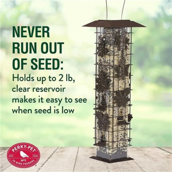 Squirrel-Be-Gone Bird Feeder, 2LB Squirrel Proof Outdoor Wild Bird Feeder - Picture 8 of 8